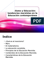 Socialismo y Educación. Marxismo.