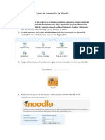 Pasos de Instalación de Moodle PDF
