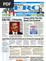 Download Baltimore Afro-American Newspaper January 30 2010 by The AFRO-American Newspapers SN26014746 doc pdf