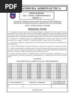 Aeronáutica - 2008 - CIAAR - Prova