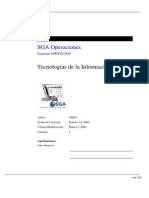 SGA Operaciones - Diccionario de Datos v1