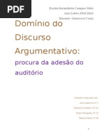 Domínio do discurso argumentativo