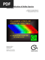 Classification of Stellar Spectra