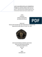 MAKALAH PELAPORAN KORPORAT - Studi Kasus Atas Penggunaan Conceptual Framework Dalam Pelaporan Keuangan