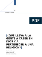 "¿Por qué la gente cree en Dios y pertenece a una religión?"