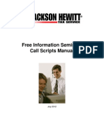 2012 Free Information Seminar Call Scripts Manual