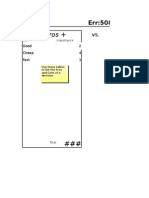 Pros vs Cons decision tool Err:508