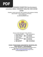 Download Laporan Pengaruh Kuantitas Saccharomyces Cerevisiae Terhadap Kualitas Tape Ketan Hitam by galan asp SN260170142 doc pdf