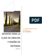 Apuntes Analisis y Diseño de Sistemas PDF