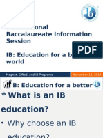CPS IB Info Sessions