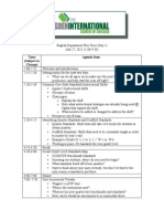 Ccss PD Agenda