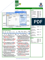 Excel Quick Reference 2003