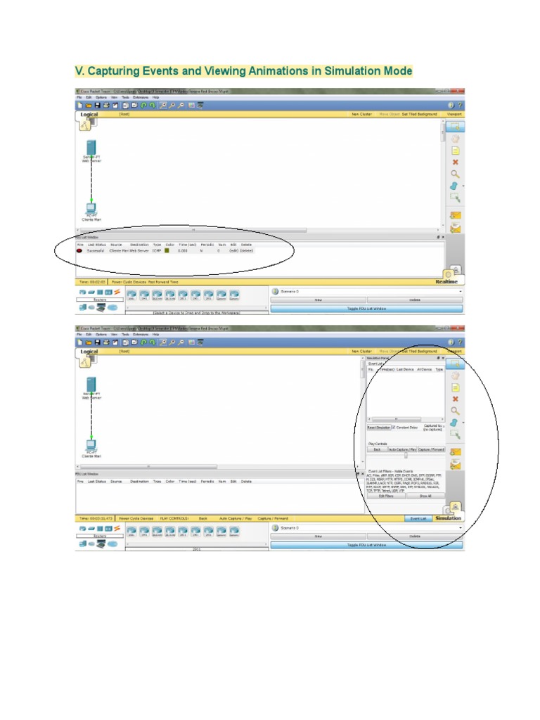 Event Capture and Animation in Simulation | PDF