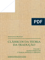 Werner Heidermann (Org.). Classicos Da Teoria Da Traducao - Alemao-Portugues