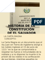 1 Historia de La Constitucion de El Salvador