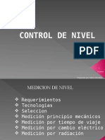 Entrenamiento en Control de Nivel