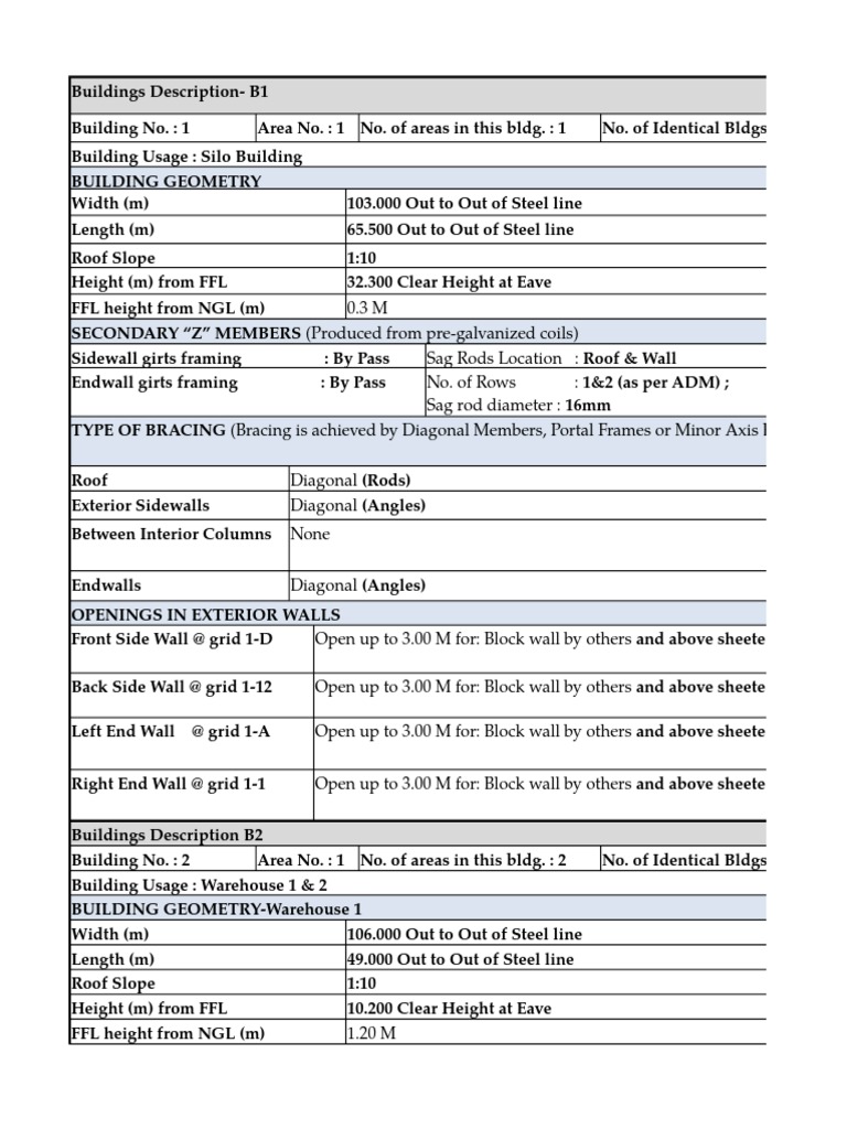 Rice Mill Plant Building Layout Details | PDF | Framing (Construction ...