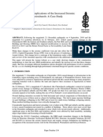 Construction Cost Implications of Increased Seismic Coefficient Z for Christchurch - A Case Study