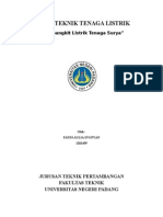 Tugas TTL Pembangkit Listrik Tenaga Surya