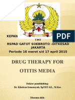 Drug Therapy For Otitis Media (NOK)
