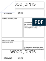 Wood Joints: Drawing Uses