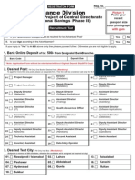 National Savings Form