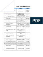 Readme First - Notes On Toyota Books