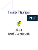 FERNANDO II de Aragón. Conferencia Febrero 2015