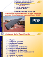 Especificaciones CFE G0100 04