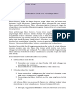 Tulisan 1 - Bagaimana Peranan Bahasa Daerah Dalam Perkembangan Bahasa Indonesia