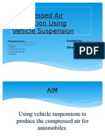 Compressed Air Production Using Vehicle Suspension