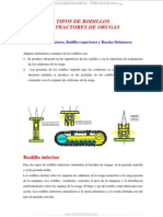 Manual Tipos Rodillos Tractores Orugas Cadenas Bulldozer