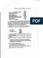 Cost Sheet Problems 120115