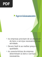 Aprovisionamento