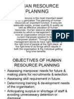 Human Resource Planning