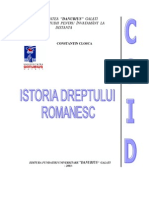 Istoria Dreptului Romanesc