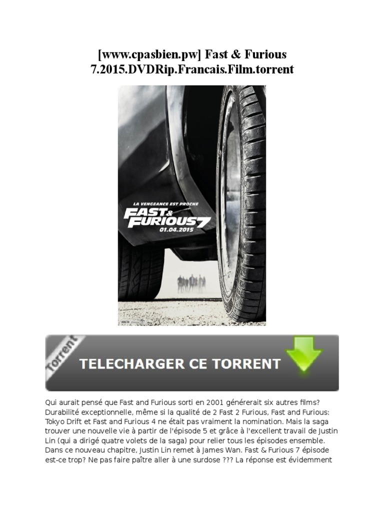 Fast And Furious 7 Film Completo Italiano