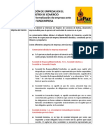 Fundempresainscripcion en El Registro de Comercio