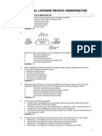 Soal Latihan Proses Manufaktur