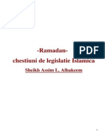 Ramadan-Chestiuni de Legislatie Islamica PDF