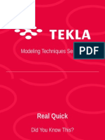 Tekla Steel - Modeling Tips