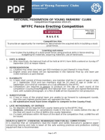 fence erecting ruling