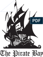 The Pirate Bay Logo Black