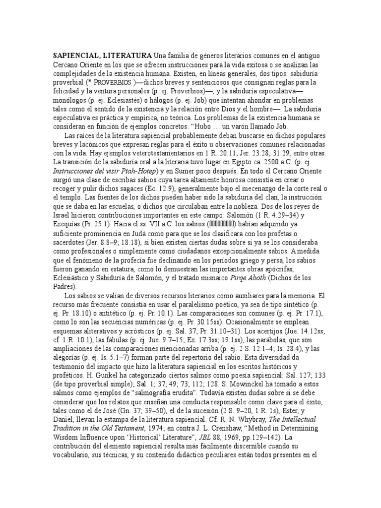 QUE ES SAPIENCIAL intelligence overview