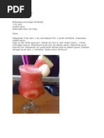 Jus Tembikai Laici Drinks Cocktails Food Recipes