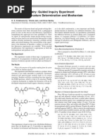 Epoxide Chemistry - Guided Inquiry Experiment.