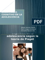 Desarrollo Cognitivo en La Adolescencia