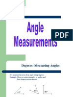 Degrees: Measuring Angles