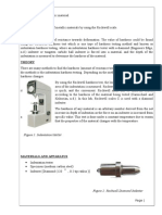 Engineering Materials - Hardness Testing