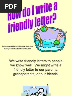 Friendly Letter